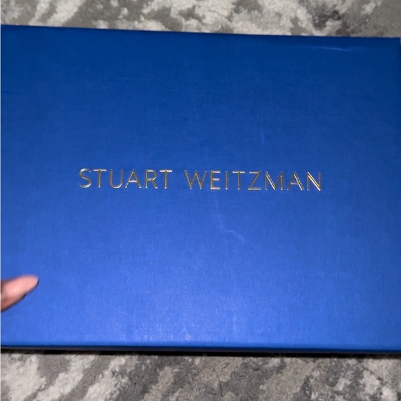 Stuart Weismann Nudist Curve 100 Platino Gold Sandal - Picture 6 of 8